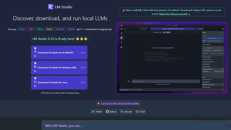 LM Studio – 開源、傻瓜、一站式部署本地大模型 (LLM) 的應用平臺